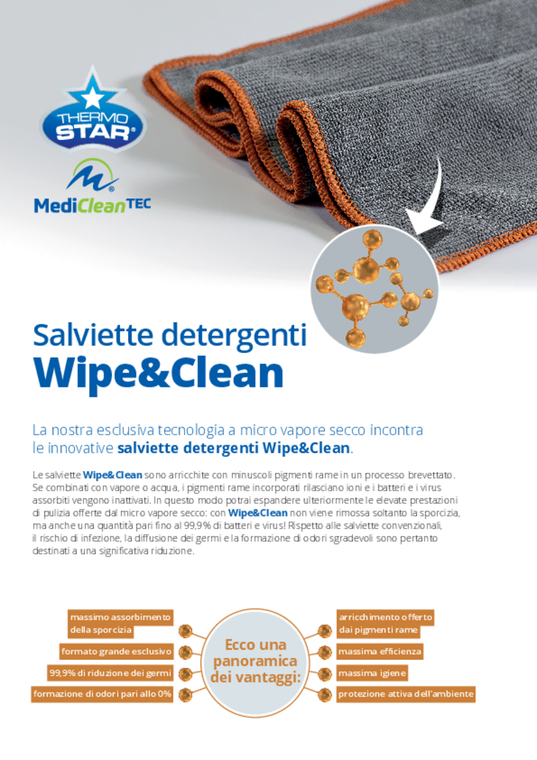 Wipe&Clean | Salviette detergenti (3,2 MB)