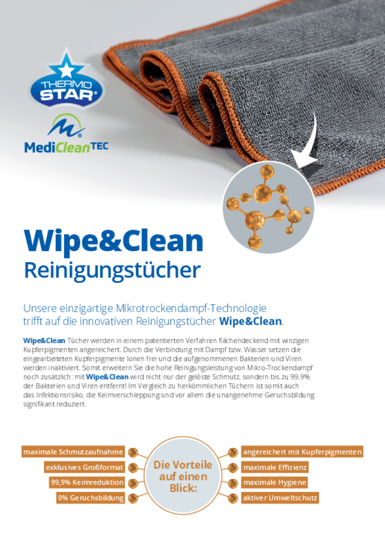 Wipe&Clean | Reinigungstücher (3,2 MB)